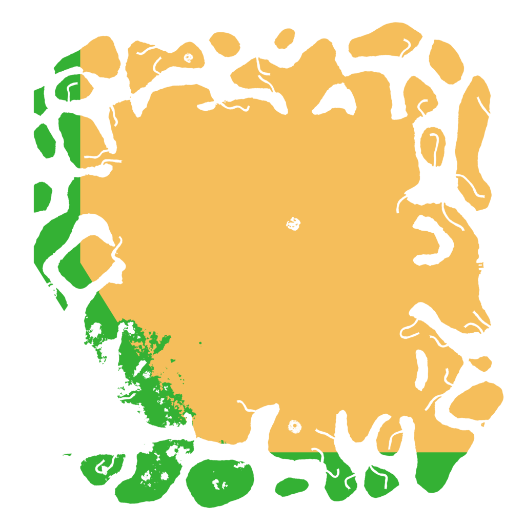 Biome Rust Map: Procedural Map, Size: 6000, Seed: 79674221
