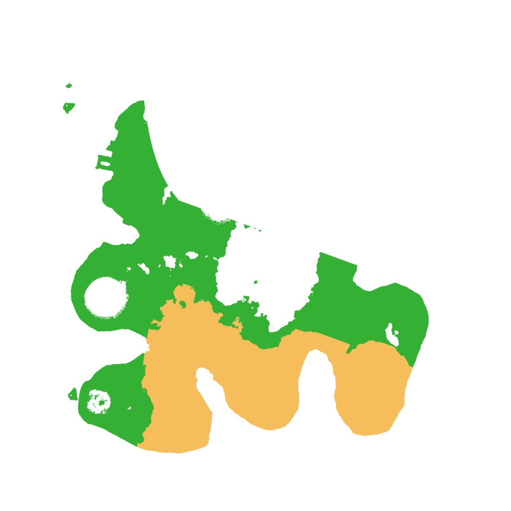 Biome Rust Map: Procedural Map, Size: 2200, Seed: 430139089