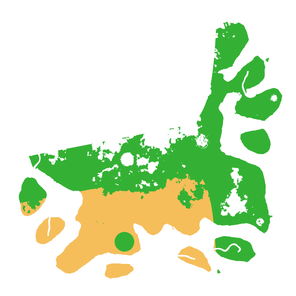 Biome Rust Map: Procedural Map, Size: 4000, Seed: 3719378