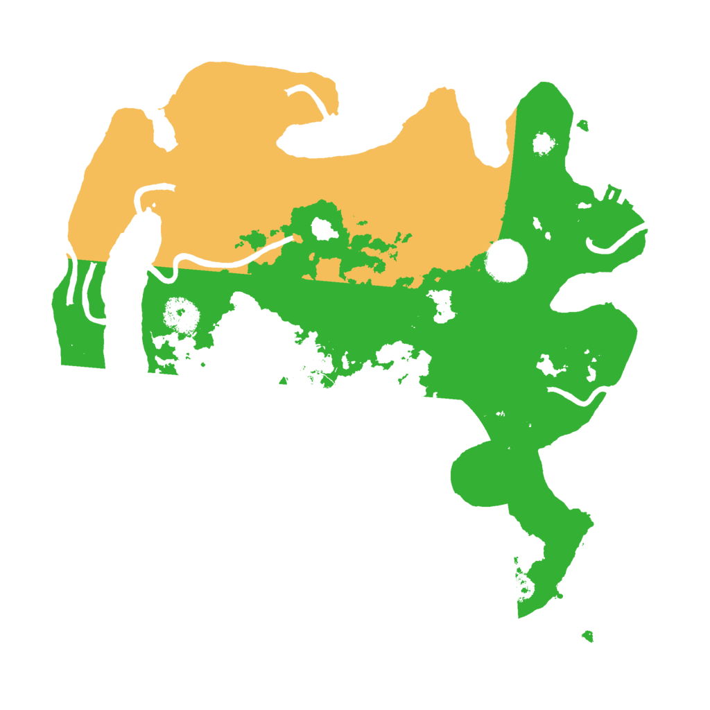 Biome Rust Map: Procedural Map, Size: 3000, Seed: 468366999