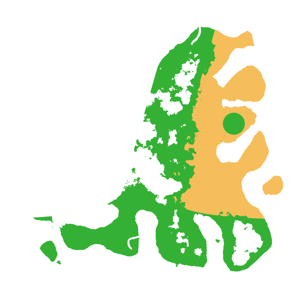 Biome Rust Map: Procedural Map, Size: 3600, Seed: 1657091321