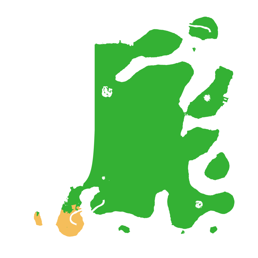 Biome Rust Map: Procedural Map, Size: 3500, Seed: 28069592