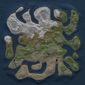 Thumbnail Rust Map: Procedural Map, Size: 3700, Seed: 2636747, 19 Monuments