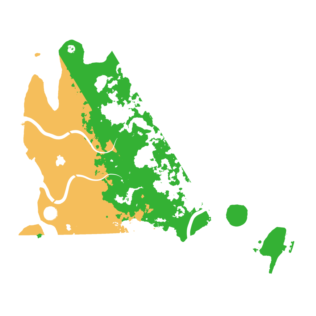 Biome Rust Map: Procedural Map, Size: 4000, Seed: 22664