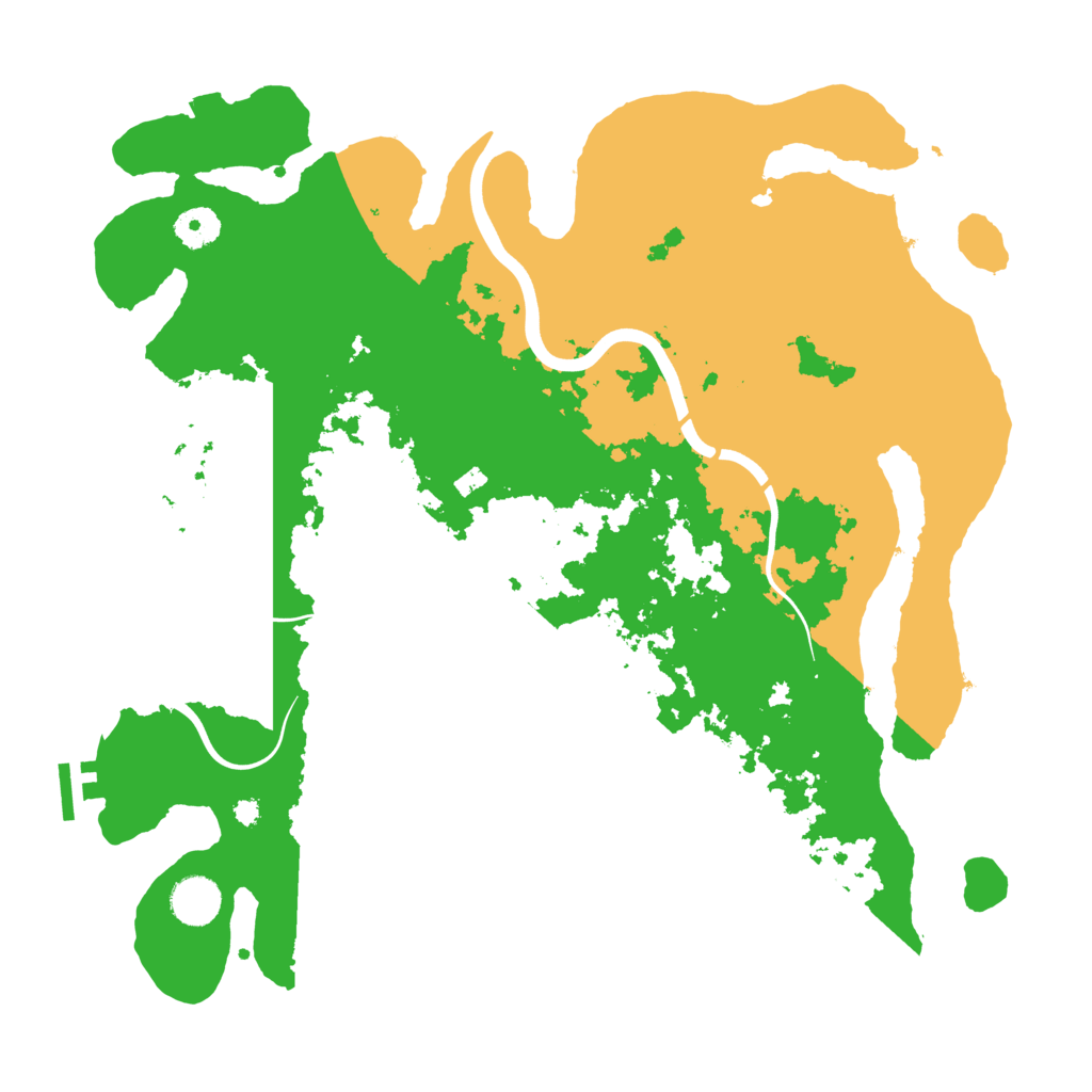 Biome Rust Map: Procedural Map, Size: 3850, Seed: 947127164