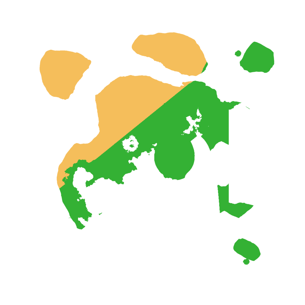 Biome Rust Map: Procedural Map, Size: 2000, Seed: 43998527