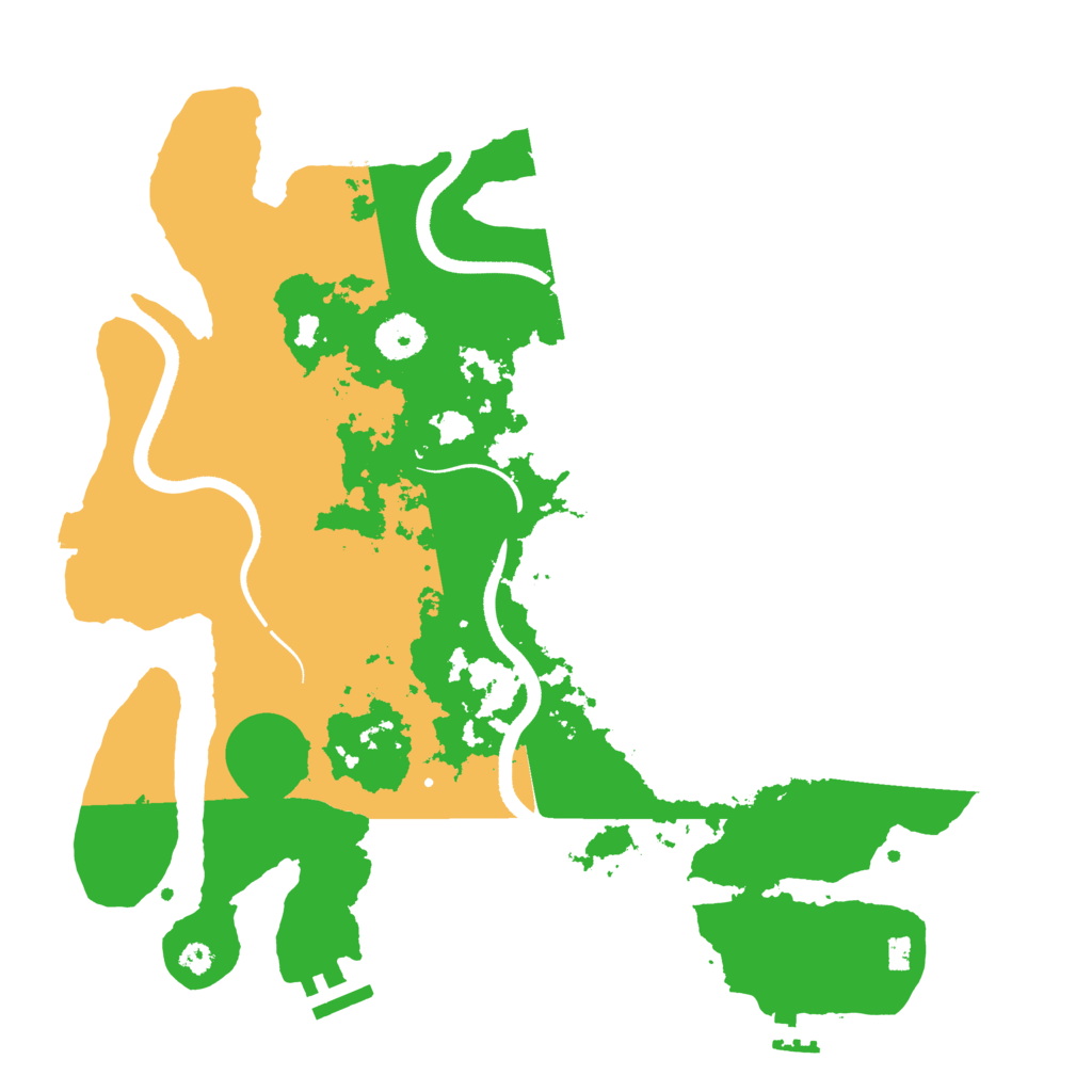 Biome Rust Map: Procedural Map, Size: 3500, Seed: 1797810675