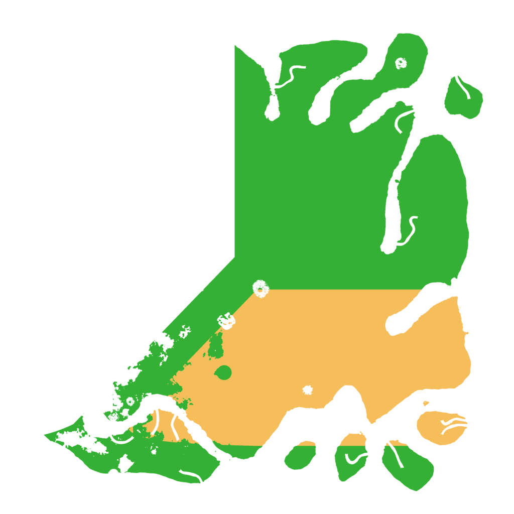 Biome Rust Map: Procedural Map, Size: 4600, Seed: 861325684