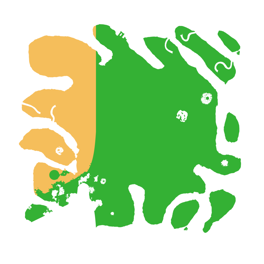 Biome Rust Map: Procedural Map, Size: 3500, Seed: 220127