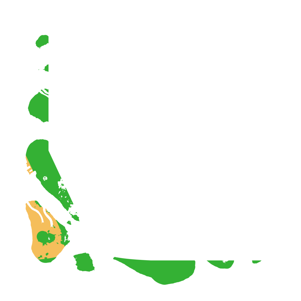 Biome Rust Map: Procedural Map, Size: 3500, Seed: 451657583