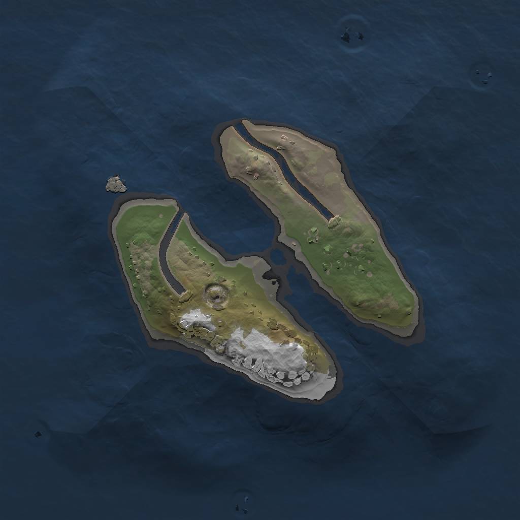 Rust Map: Procedural Map, Size: 1400, Seed: 231530, 4 Monuments