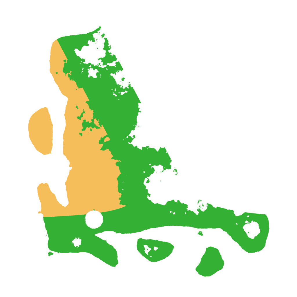 Biome Rust Map: Procedural Map, Size: 3000, Seed: 666222666