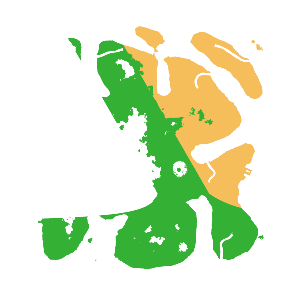 Biome Rust Map: Procedural Map, Size: 3000, Seed: 1183962235