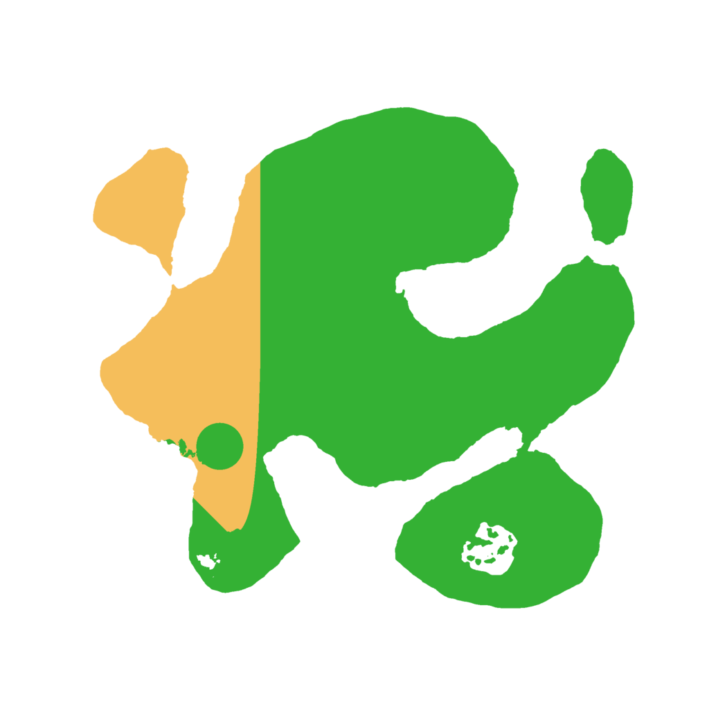 Biome Rust Map: Barren, Size: 2000, Seed: 12314