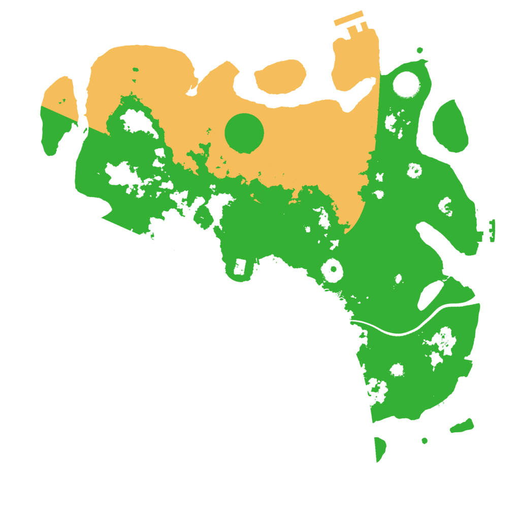 Biome Rust Map: Procedural Map, Size: 3500, Seed: 5665873