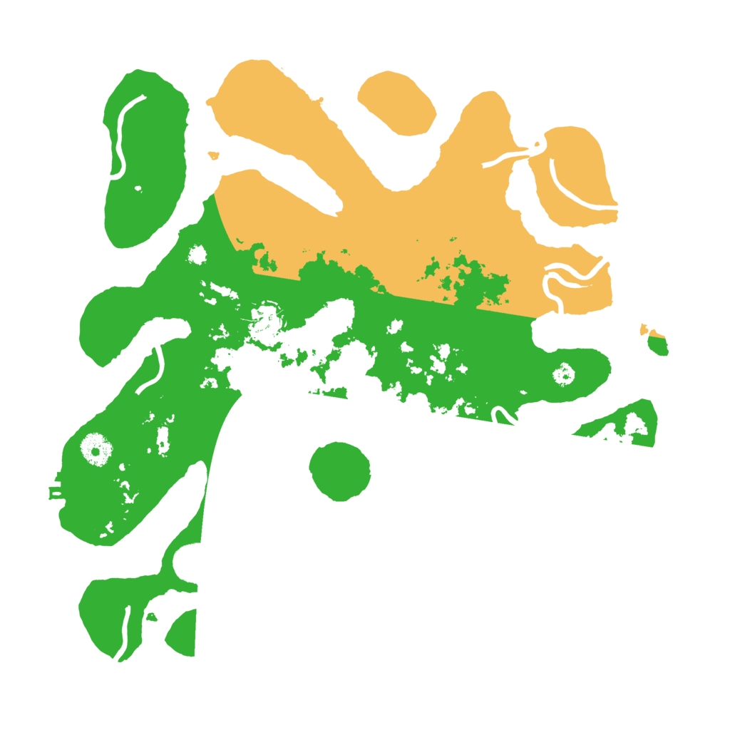 Biome Rust Map: Procedural Map, Size: 3500, Seed: 1661826627