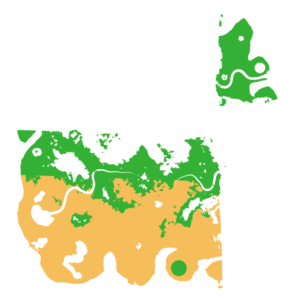 Biome Rust Map: Procedural Map, Size: 5000, Seed: 889165