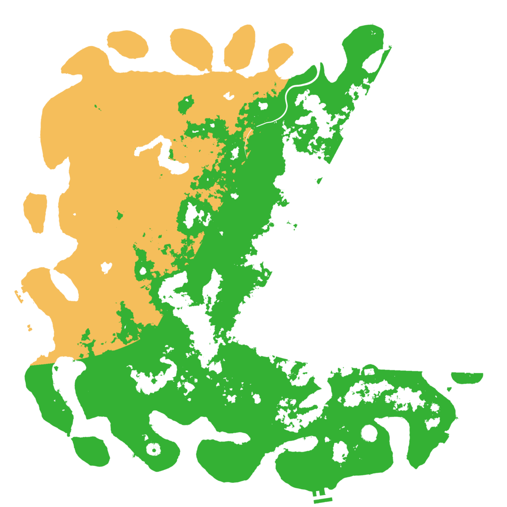 Biome Rust Map: Procedural Map, Size: 5500, Seed: 45267446