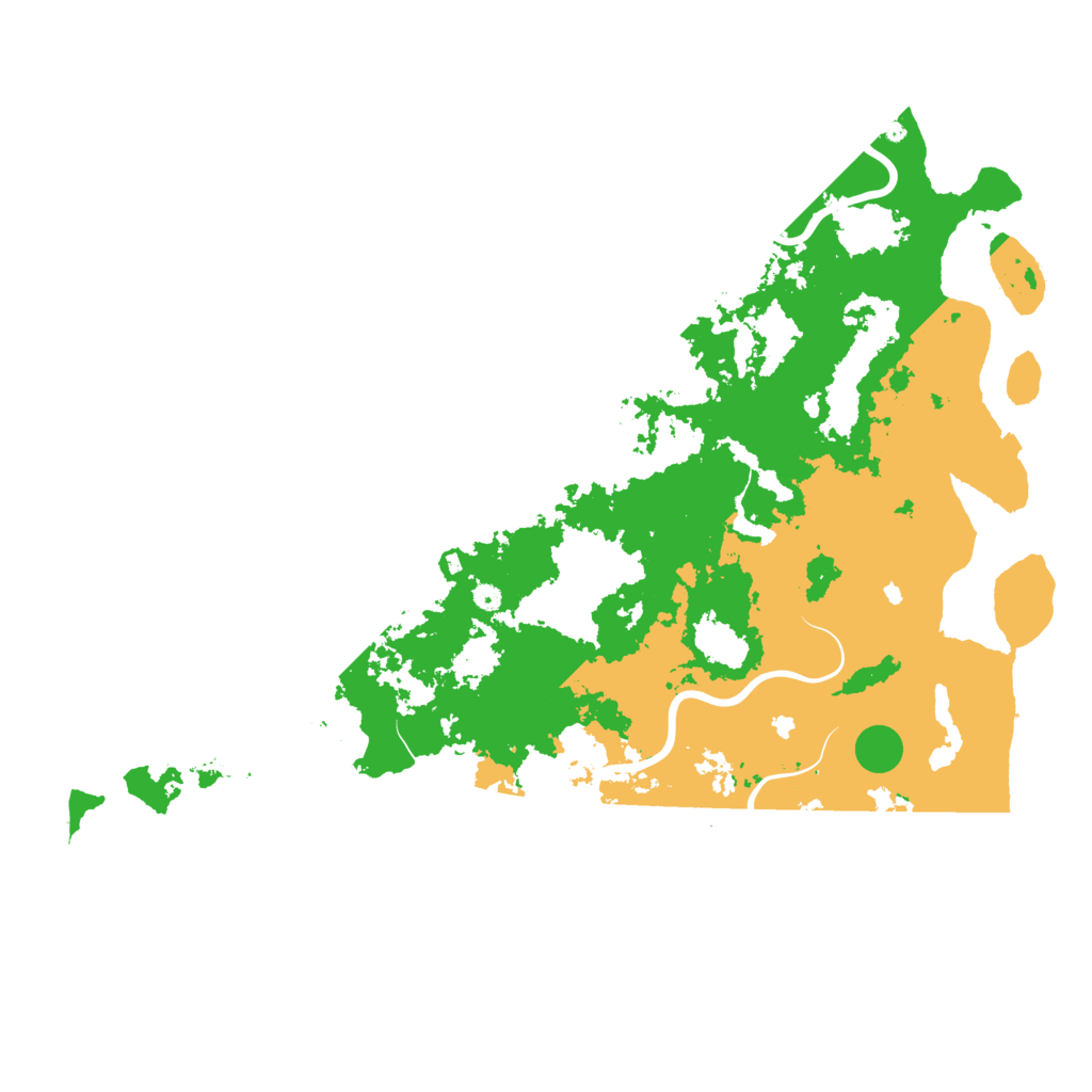 Biome Rust Map: Procedural Map, Size: 6000, Seed: 11135052