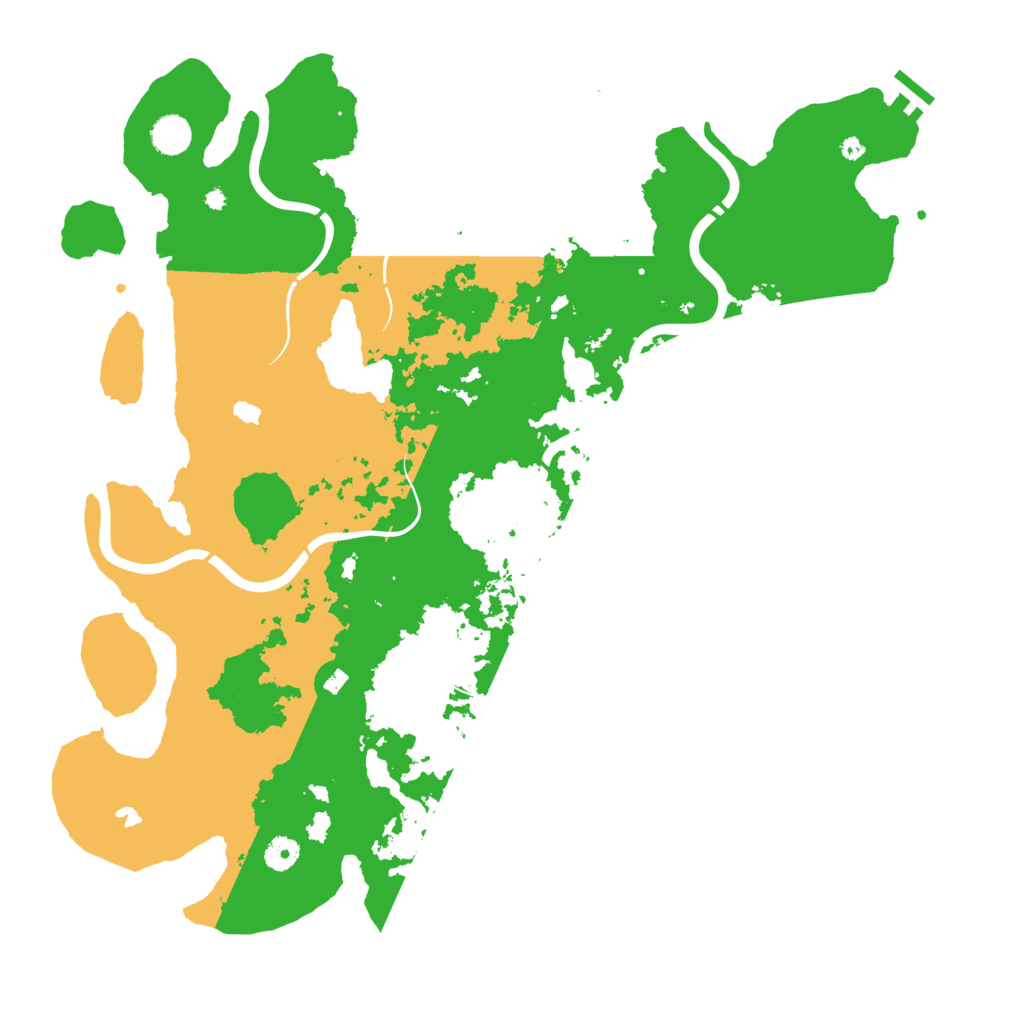 Biome Rust Map: Procedural Map, Size: 4500, Seed: 2422161