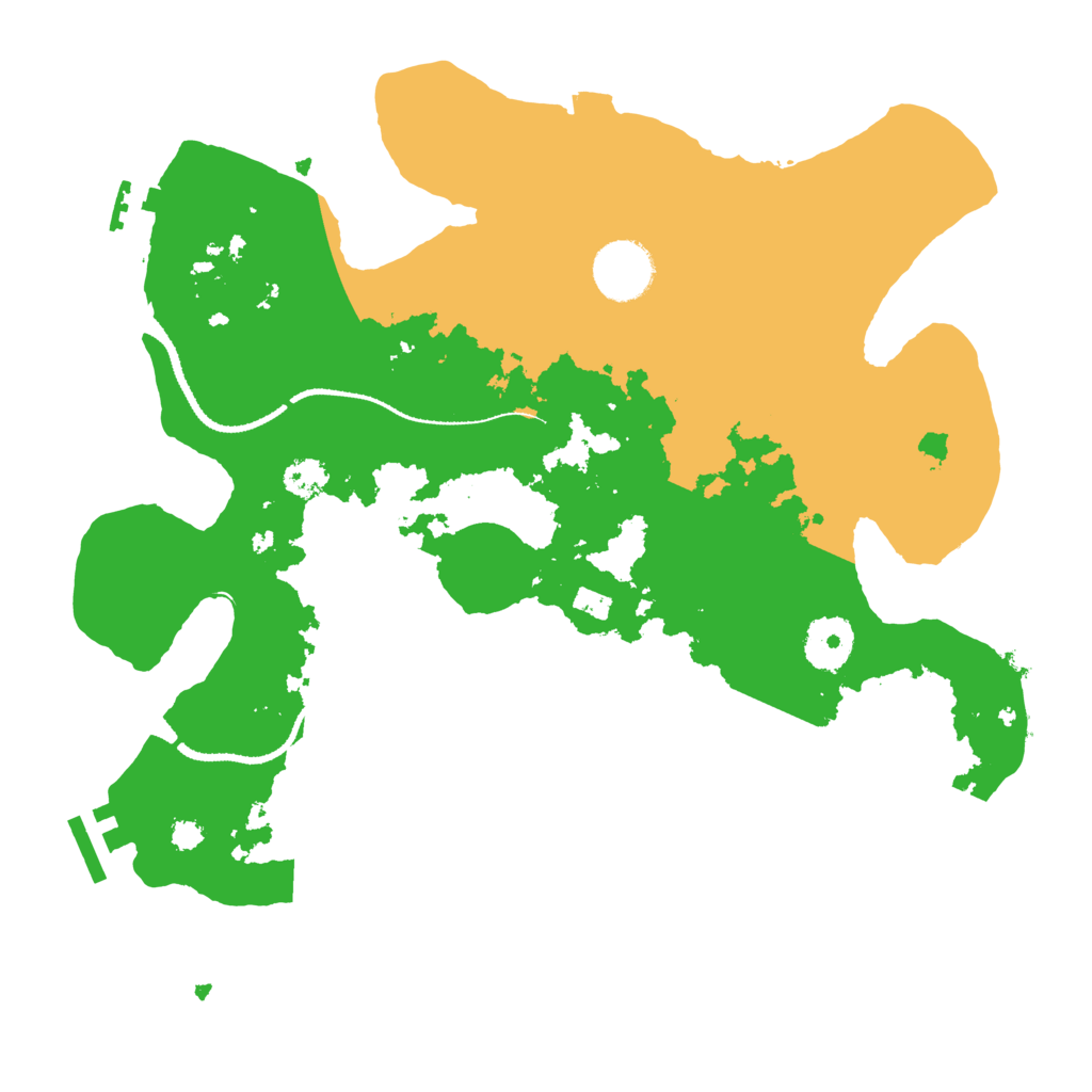 Biome Rust Map: Procedural Map, Size: 3200, Seed: 1265655659