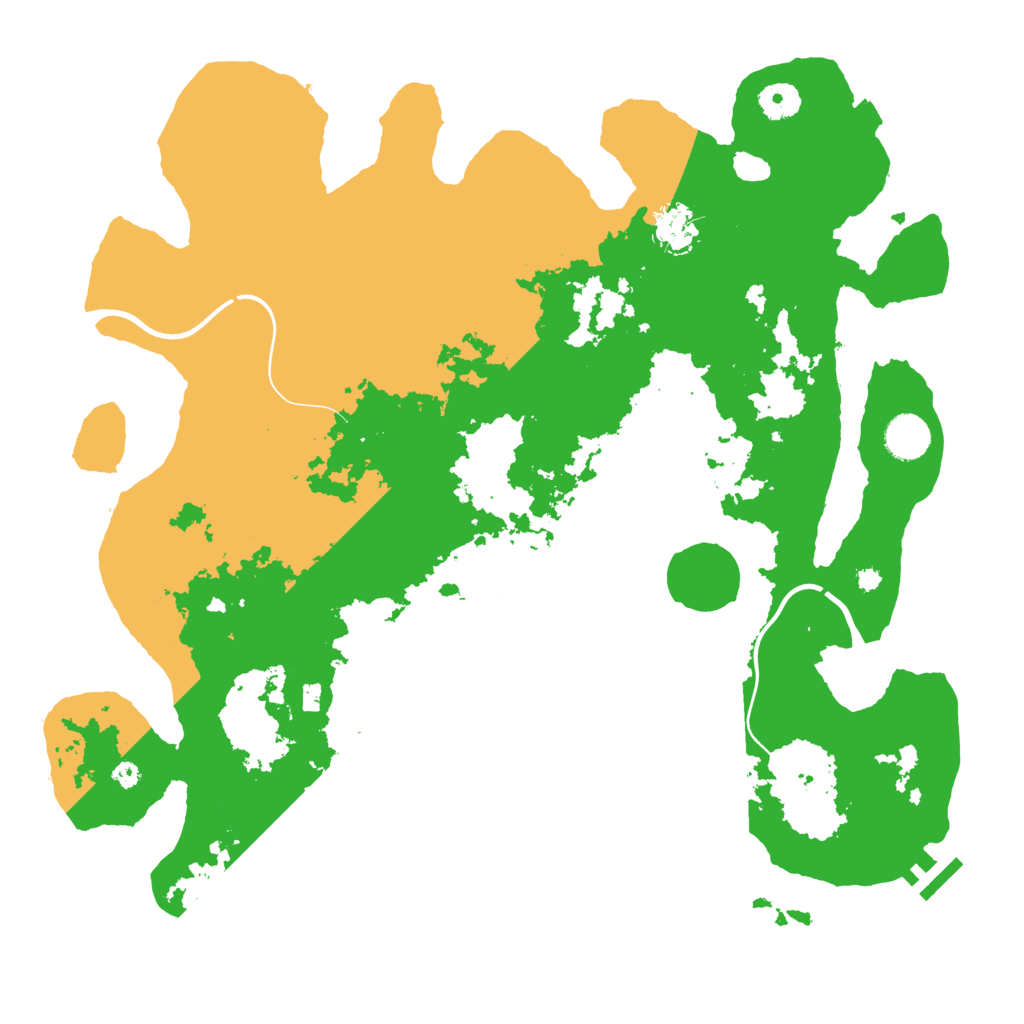 Biome Rust Map: Procedural Map, Size: 3950, Seed: 1775219101