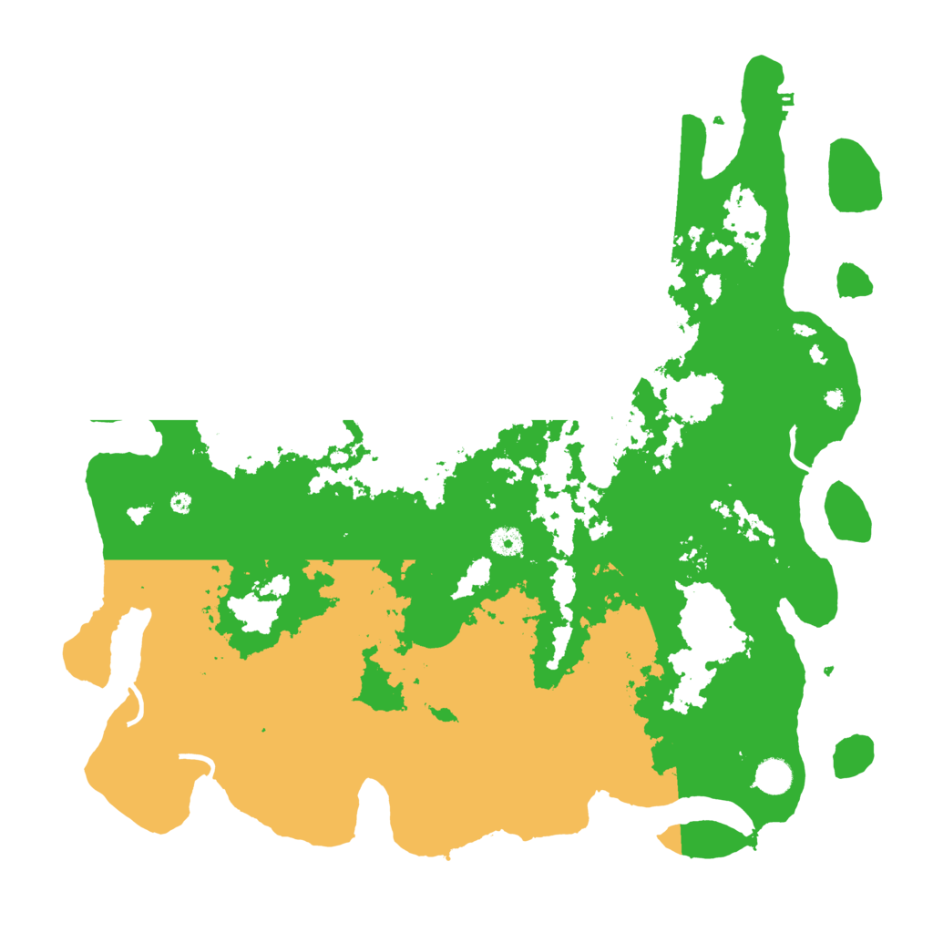 Biome Rust Map: Procedural Map, Size: 4500, Seed: 1735439939