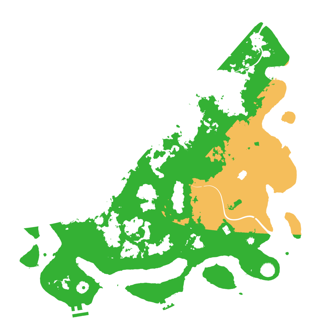 Biome Rust Map: Procedural Map, Size: 4000, Seed: 528449863