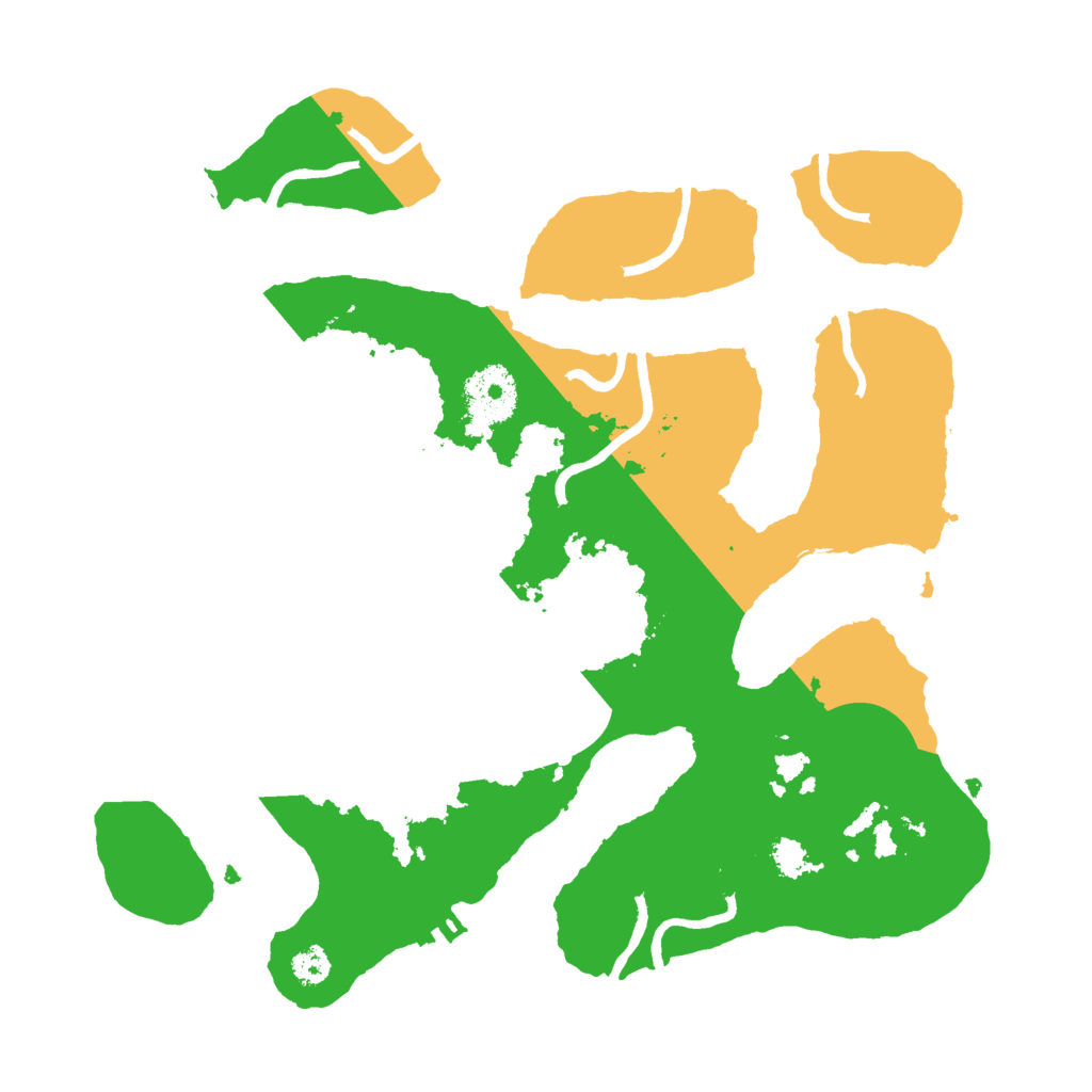 Biome Rust Map: Procedural Map, Size: 3000, Seed: 2934363