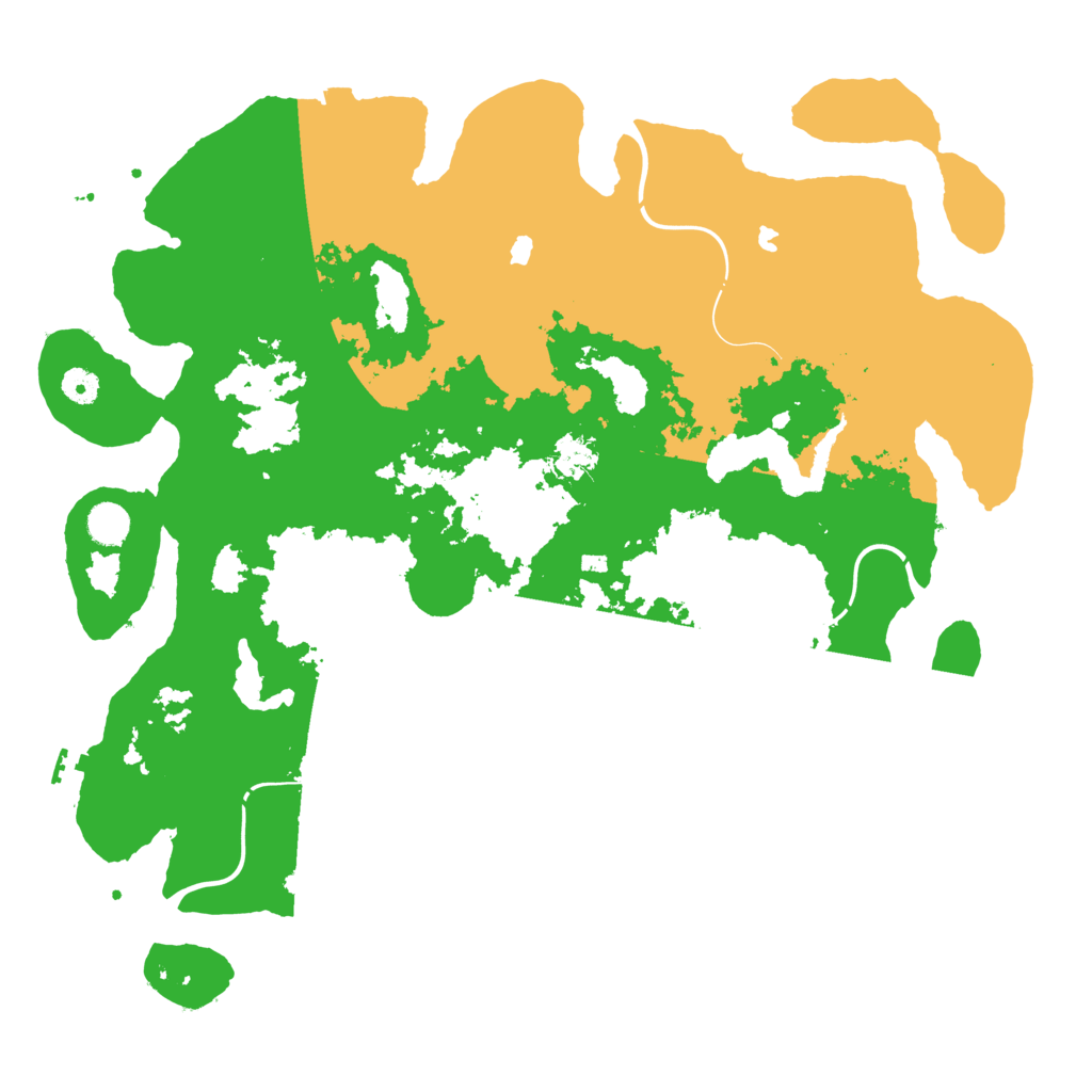 Biome Rust Map: Procedural Map, Size: 4500, Seed: 5635346