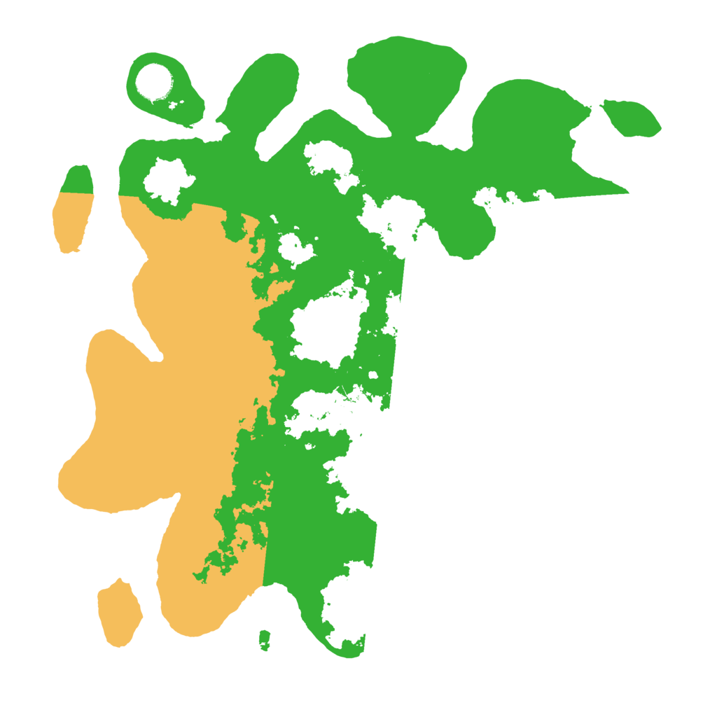 Biome Rust Map: Barren, Size: 3500, Seed: 3031