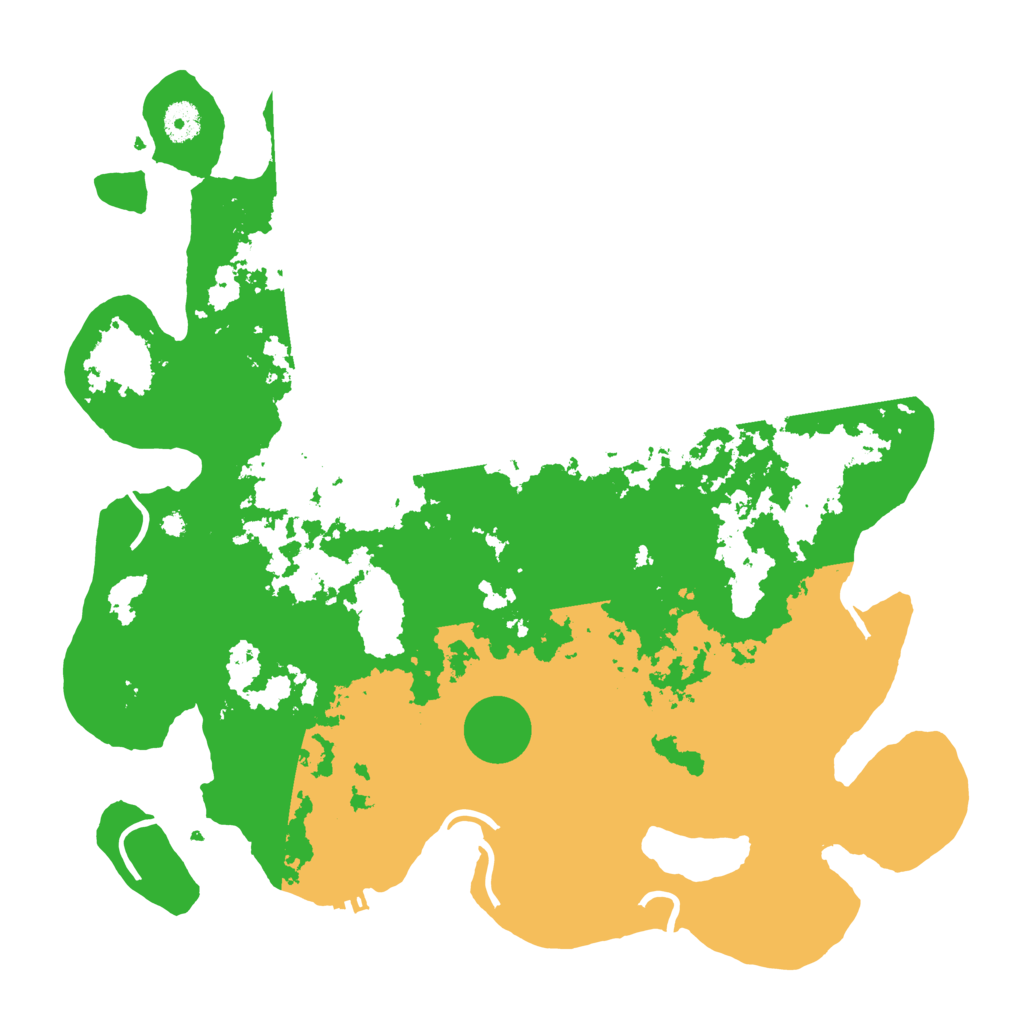 Biome Rust Map: Procedural Map, Size: 4000, Seed: 152674