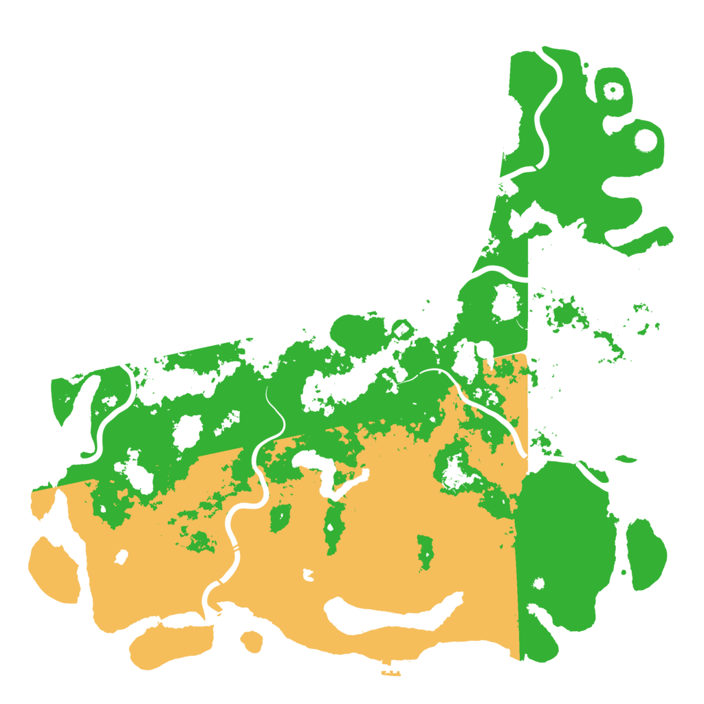Biome Rust Map: Procedural Map, Size: 5500, Seed: 439876134