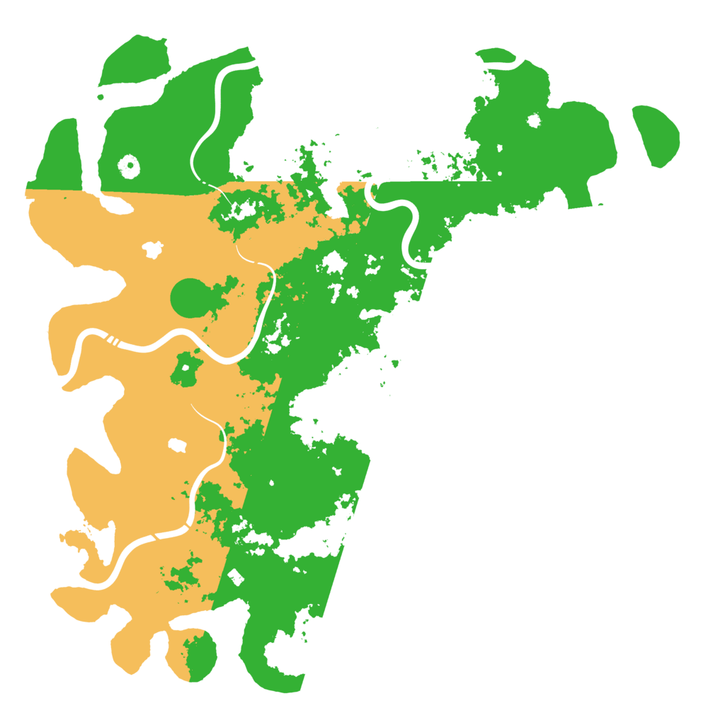 Biome Rust Map: Procedural Map, Size: 4800, Seed: 6542