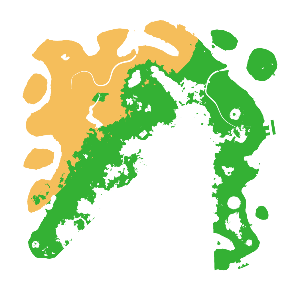 Biome Rust Map: Procedural Map, Size: 4000, Seed: 1191872757