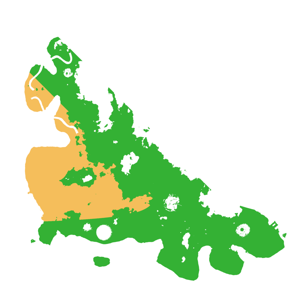 Biome Rust Map: Procedural Map, Size: 3500, Seed: 4470035