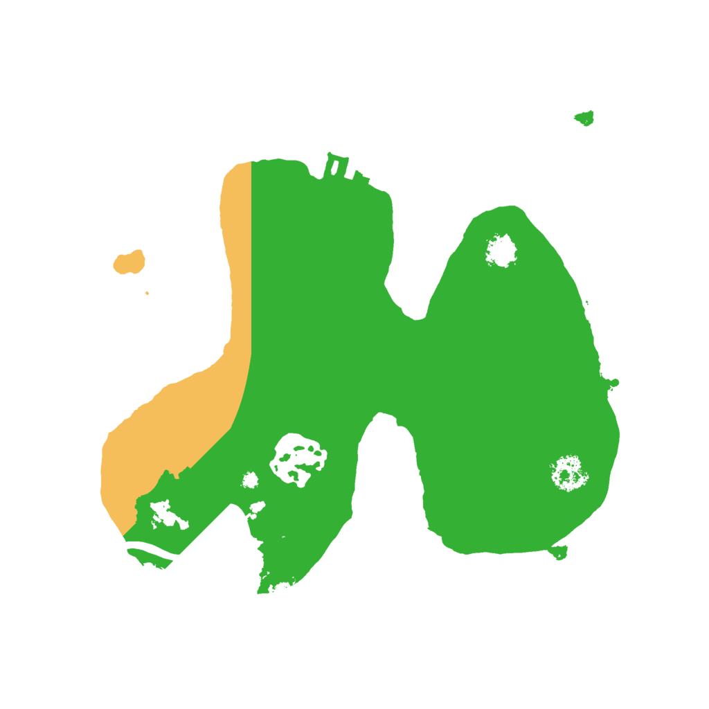 Biome Rust Map: Procedural Map, Size: 2000, Seed: 71