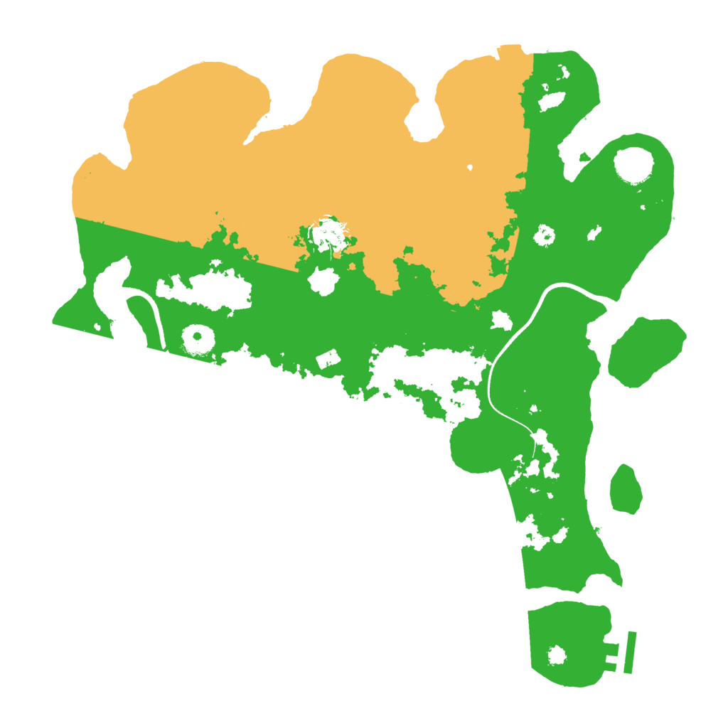 Biome Rust Map: Procedural Map, Size: 3500, Seed: 1611383370