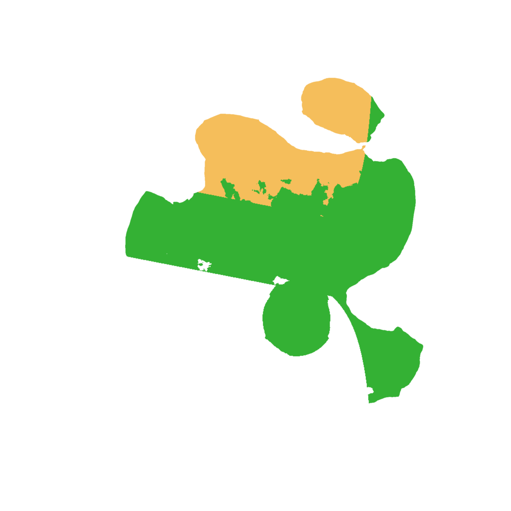 Biome Rust Map: Barren, Size: 2000, Seed: 6738