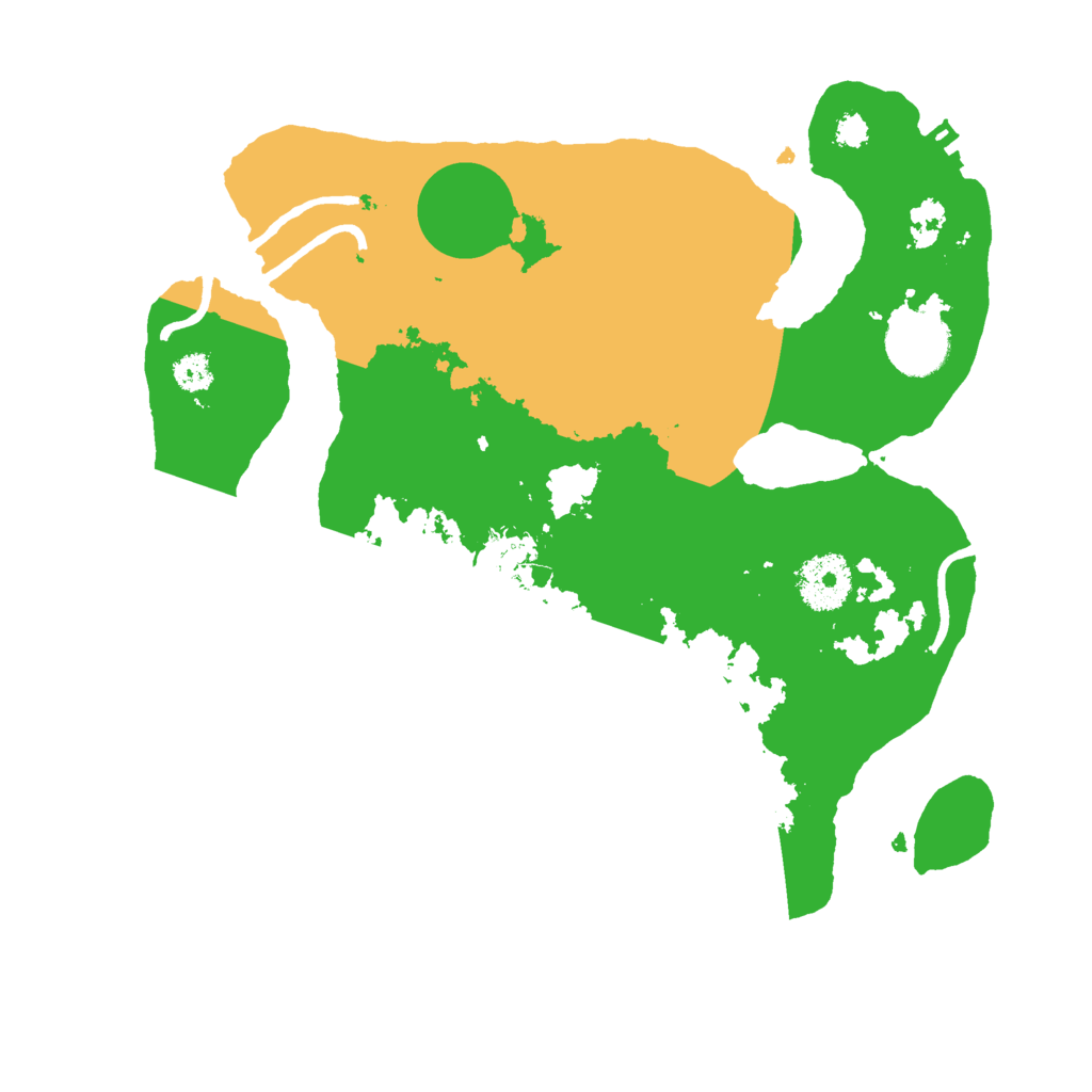 Biome Rust Map: Procedural Map, Size: 3000, Seed: 343606