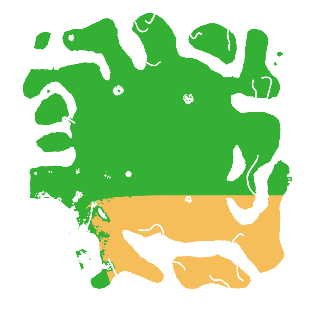 Biome Rust Map: Procedural Map, Size: 4500, Seed: 54291