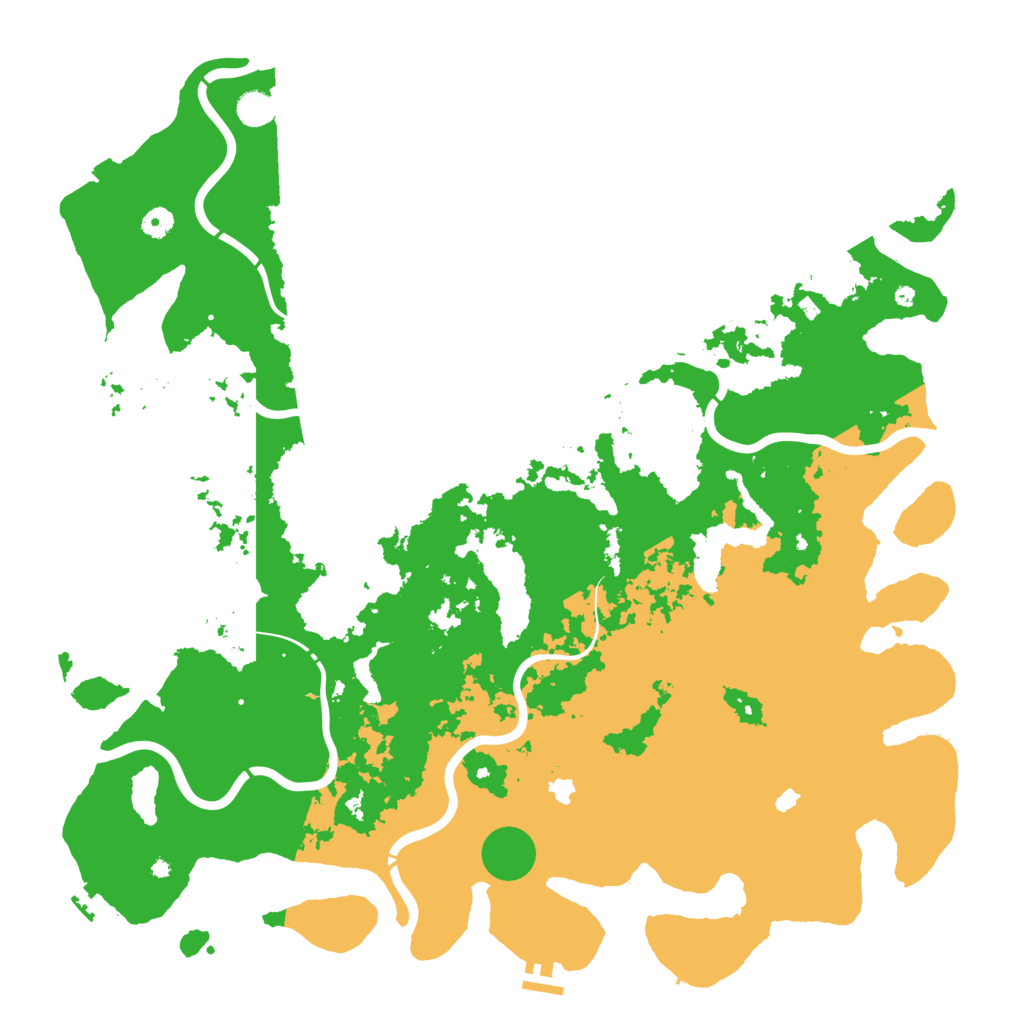Biome Rust Map: Procedural Map, Size: 5000, Seed: 861285642