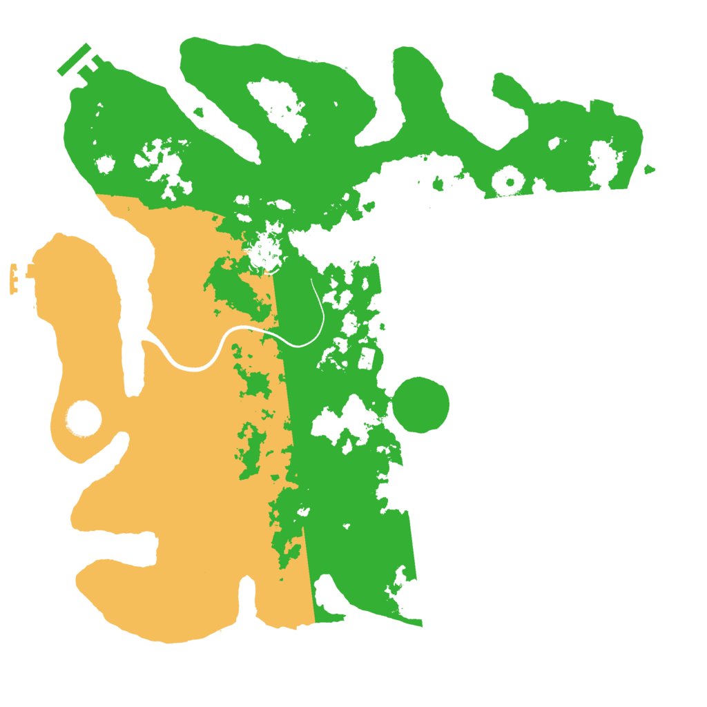 Biome Rust Map: Procedural Map, Size: 3500, Seed: 803164670