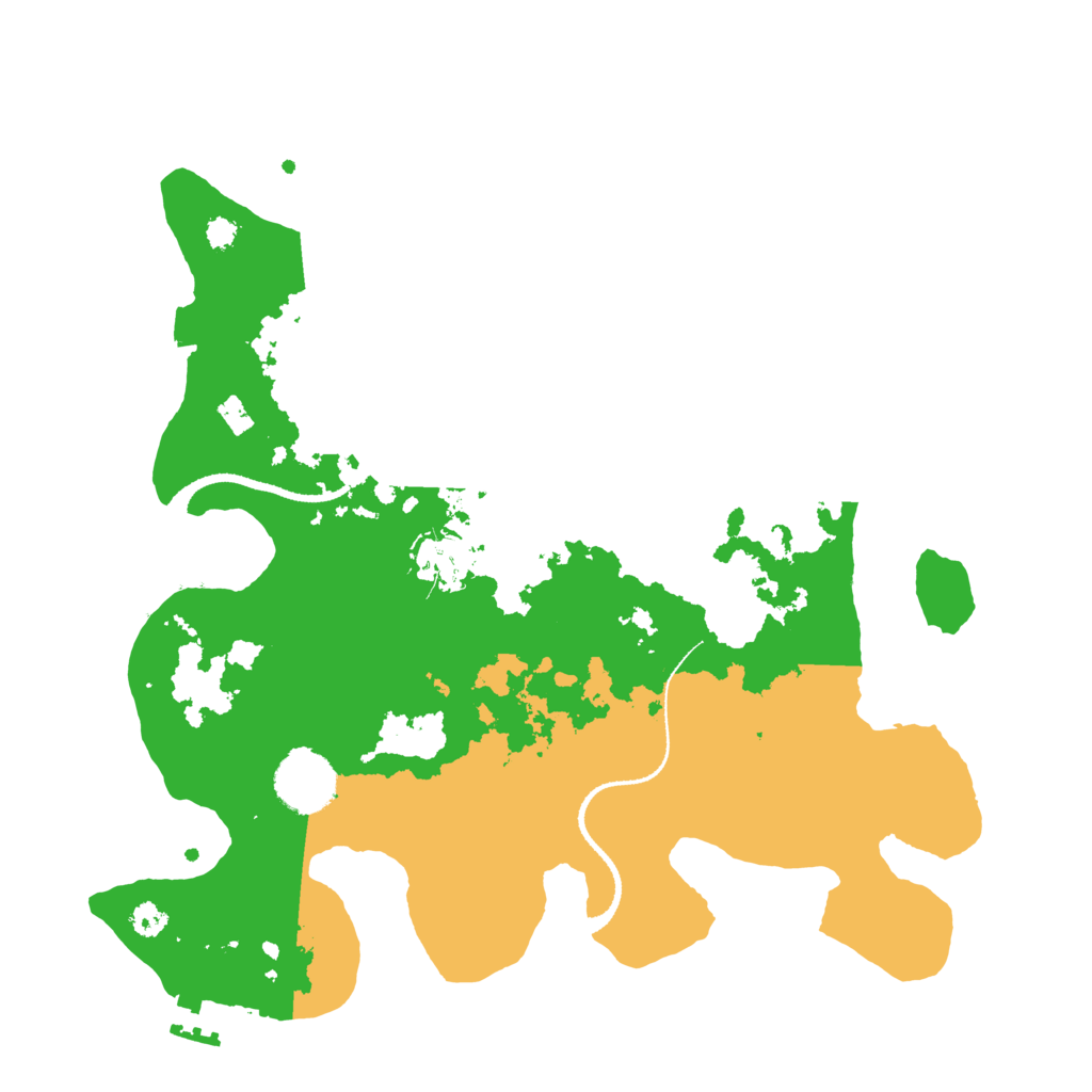 Biome Rust Map: Procedural Map, Size: 3200, Seed: 8070980