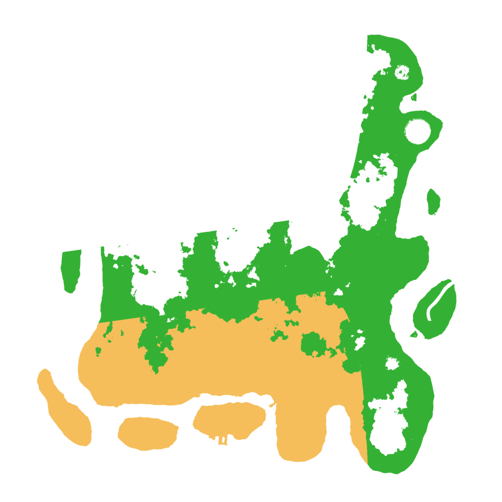 Biome Rust Map: Procedural Map, Size: 3500, Seed: 1023536346