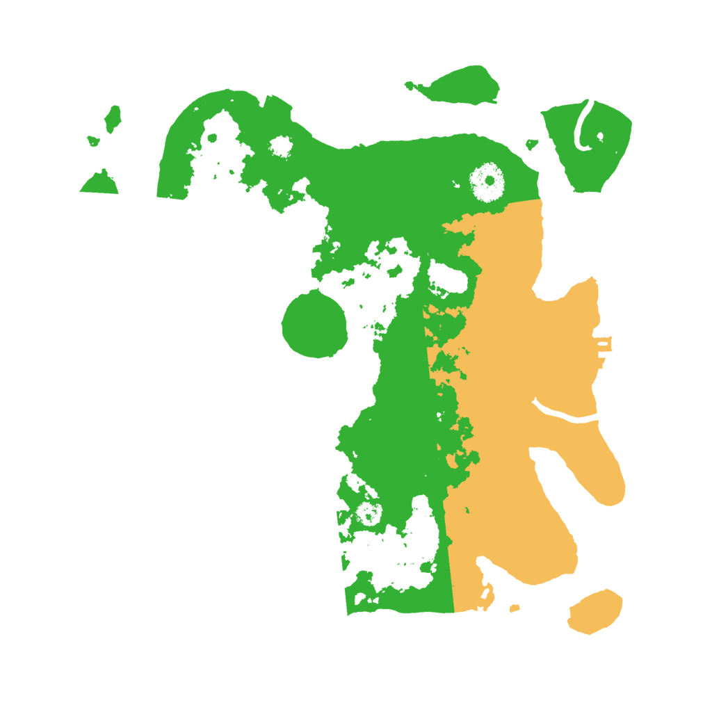 Biome Rust Map: Procedural Map, Size: 2950, Seed: 17777