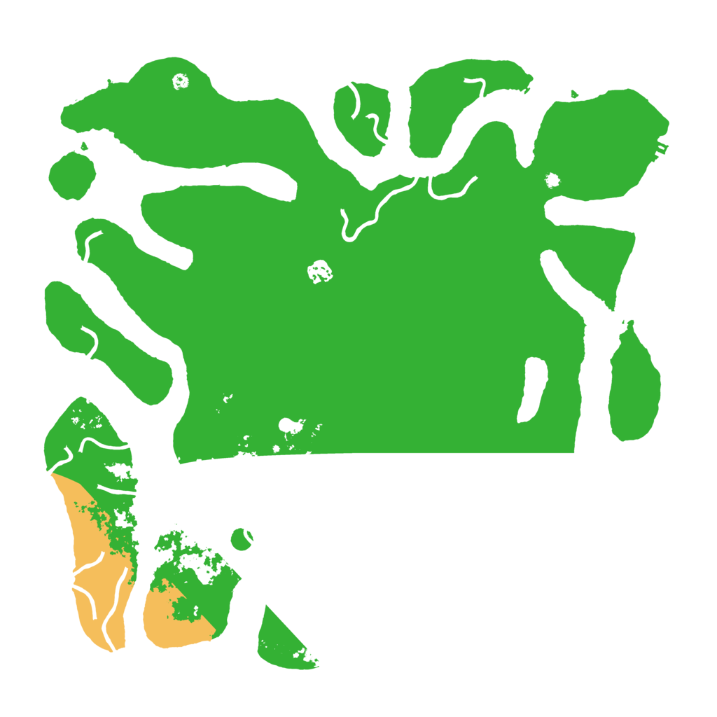 Biome Rust Map: Procedural Map, Size: 4500, Seed: 951452