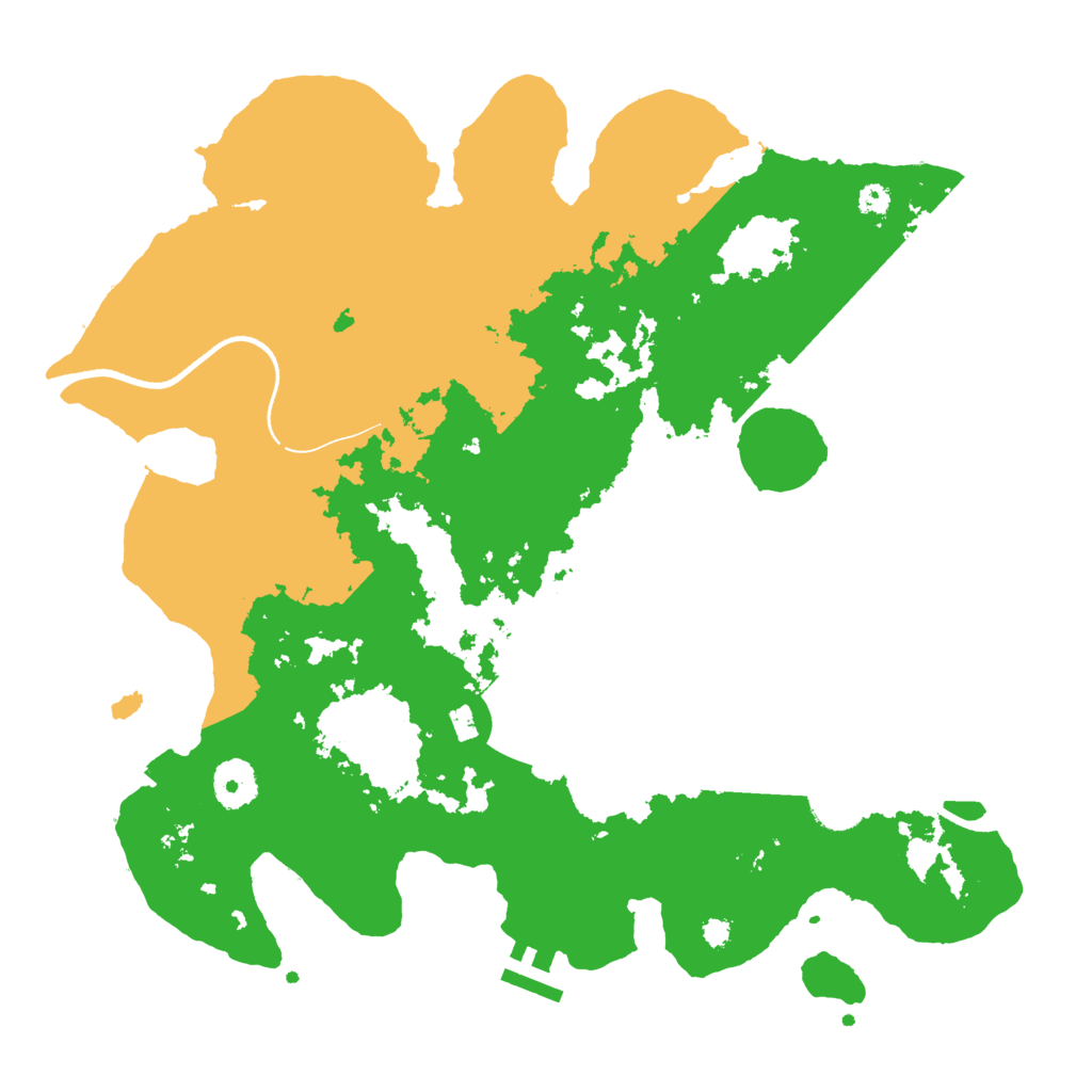Biome Rust Map: Procedural Map, Size: 3500, Seed: 5312