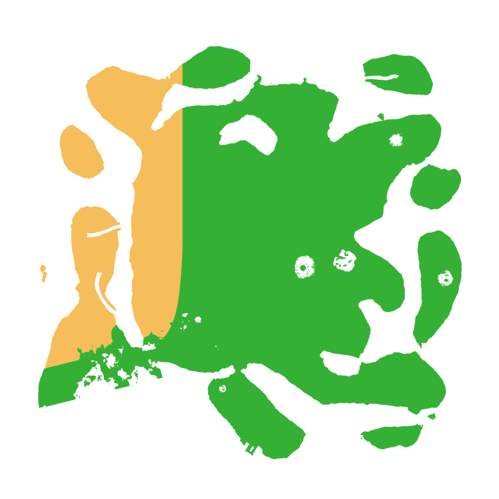 Biome Rust Map: Procedural Map, Size: 3500, Seed: 650601045