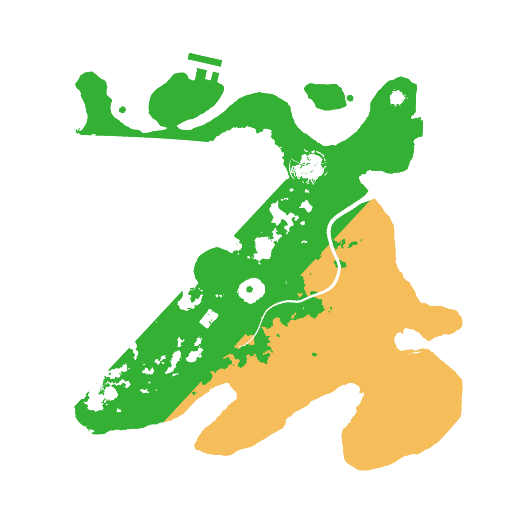 Biome Rust Map: Procedural Map, Size: 3000, Seed: 651222291